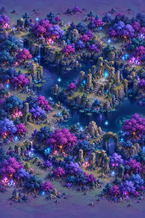 The Twilight Hollow, a region of the Adventure map