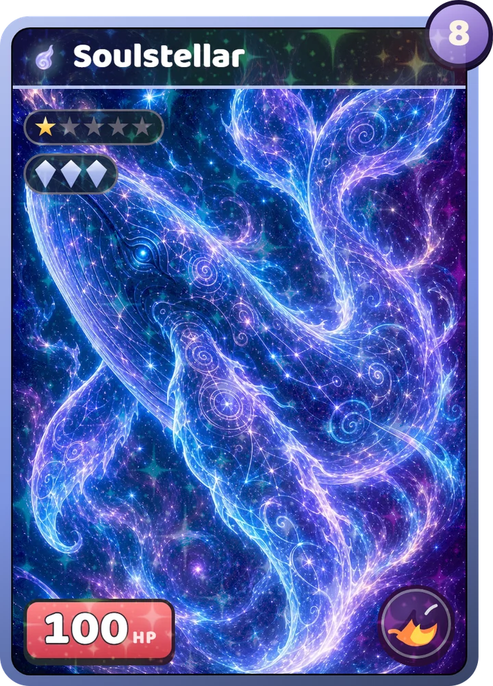 The Soulstellar card as it appears in the game