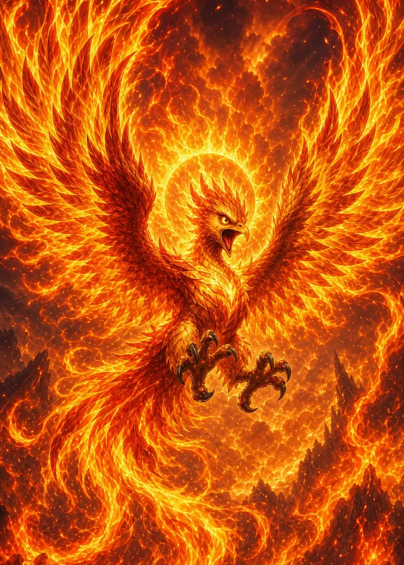 Solarion, a fire creature from Elementia