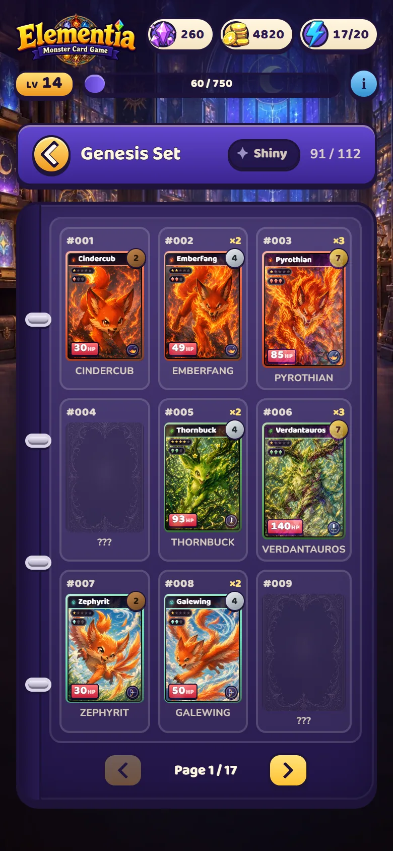 The binder in Elementia
